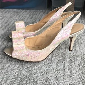 Kate Spade Glitter Heels Size 10